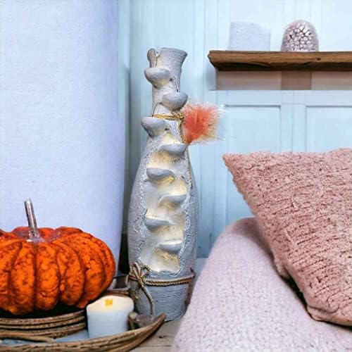 Surahi Lamp Water Fountain Indoor Outdoor Fountain for Home Office Living Room Decor with LED Lights and Water Pump