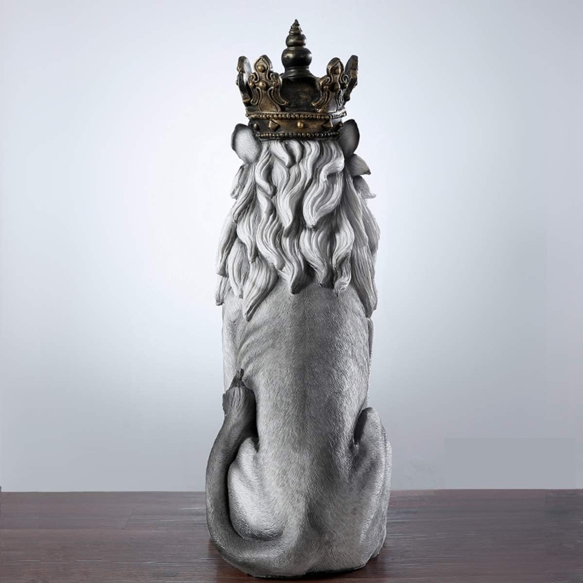 Trisaini Craft Lion King Statue Showpiece for Home Entrance Decoration, Office, Study Room, Collectible Figurines, Best Gift for The Man