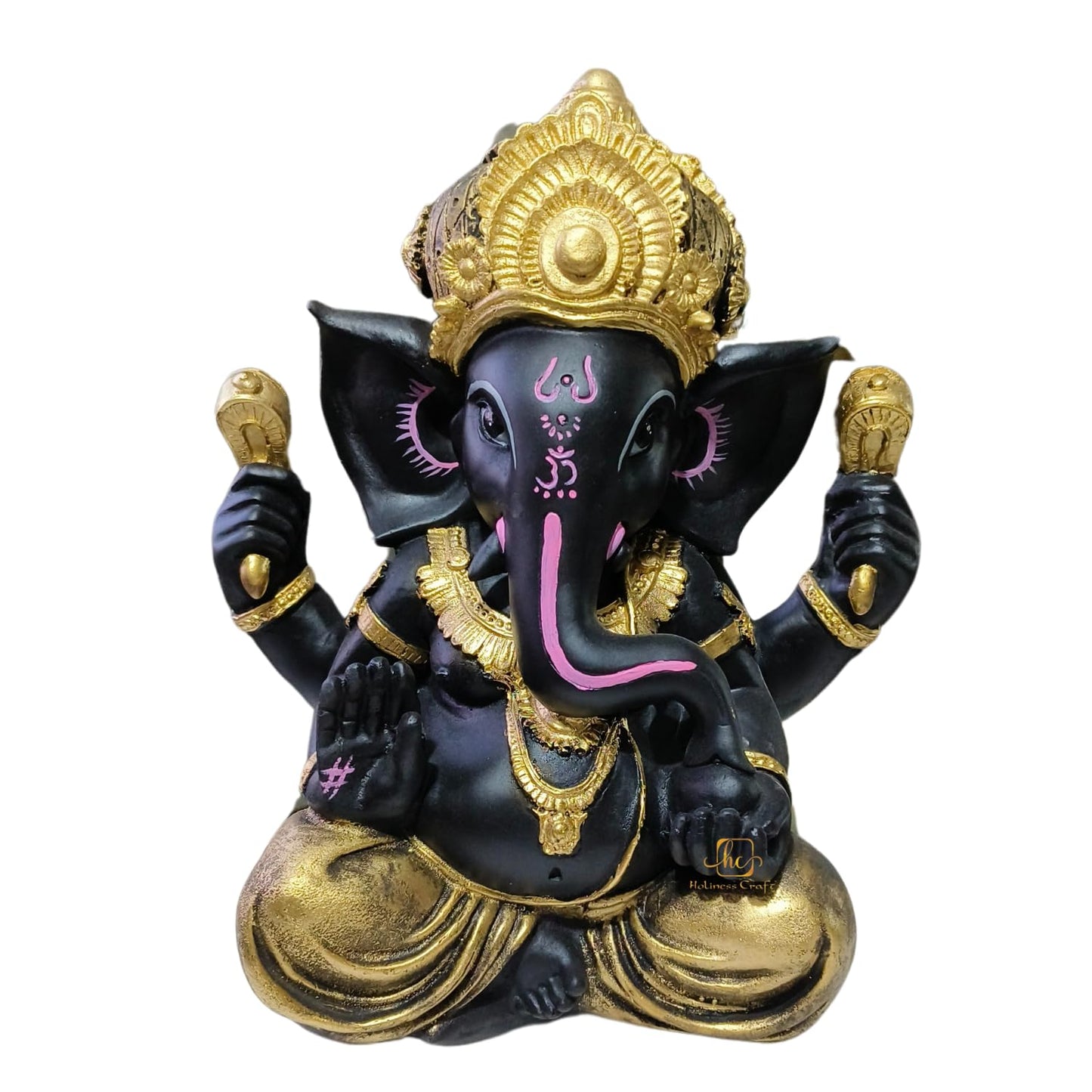 Trisaini Craft Ganesha Idol | Ganesha Idol for Home | Idol for Pooja Room | Ganesha Statue for Home and Office Decor | Handcrafted Ganesha Idol 30 cm Tall