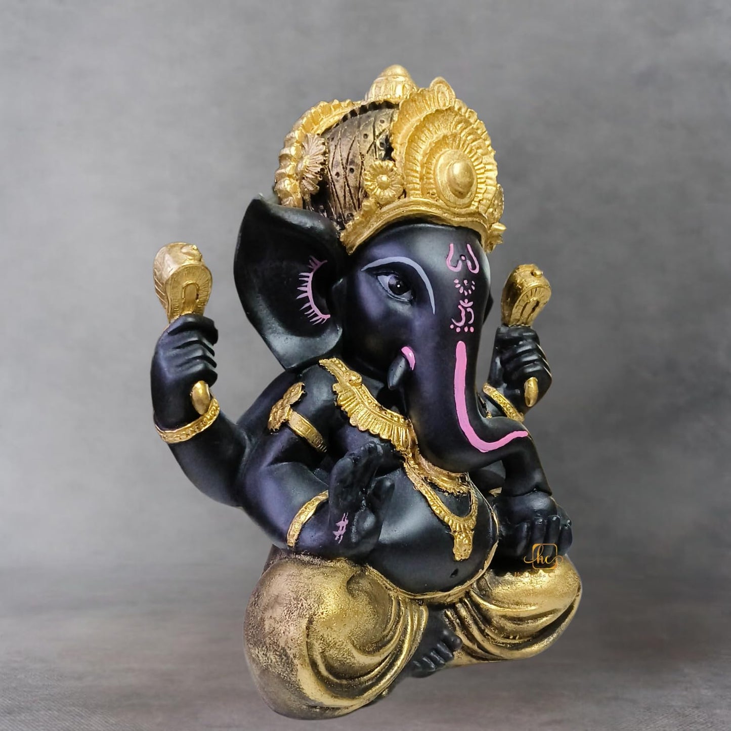Trisaini Craft Ganesha Idol | Ganesha Idol for Home | Idol for Pooja Room | Ganesha Statue for Home and Office Decor | Handcrafted Ganesha Idol 30 cm Tall