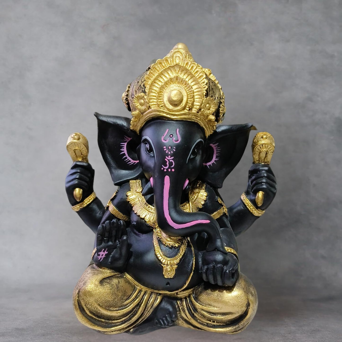 Trisaini Craft Ganesha Idol | Ganesha Idol for Home | Idol for Pooja Room | Ganesha Statue for Home and Office Decor | Handcrafted Ganesha Idol 30 cm Tall