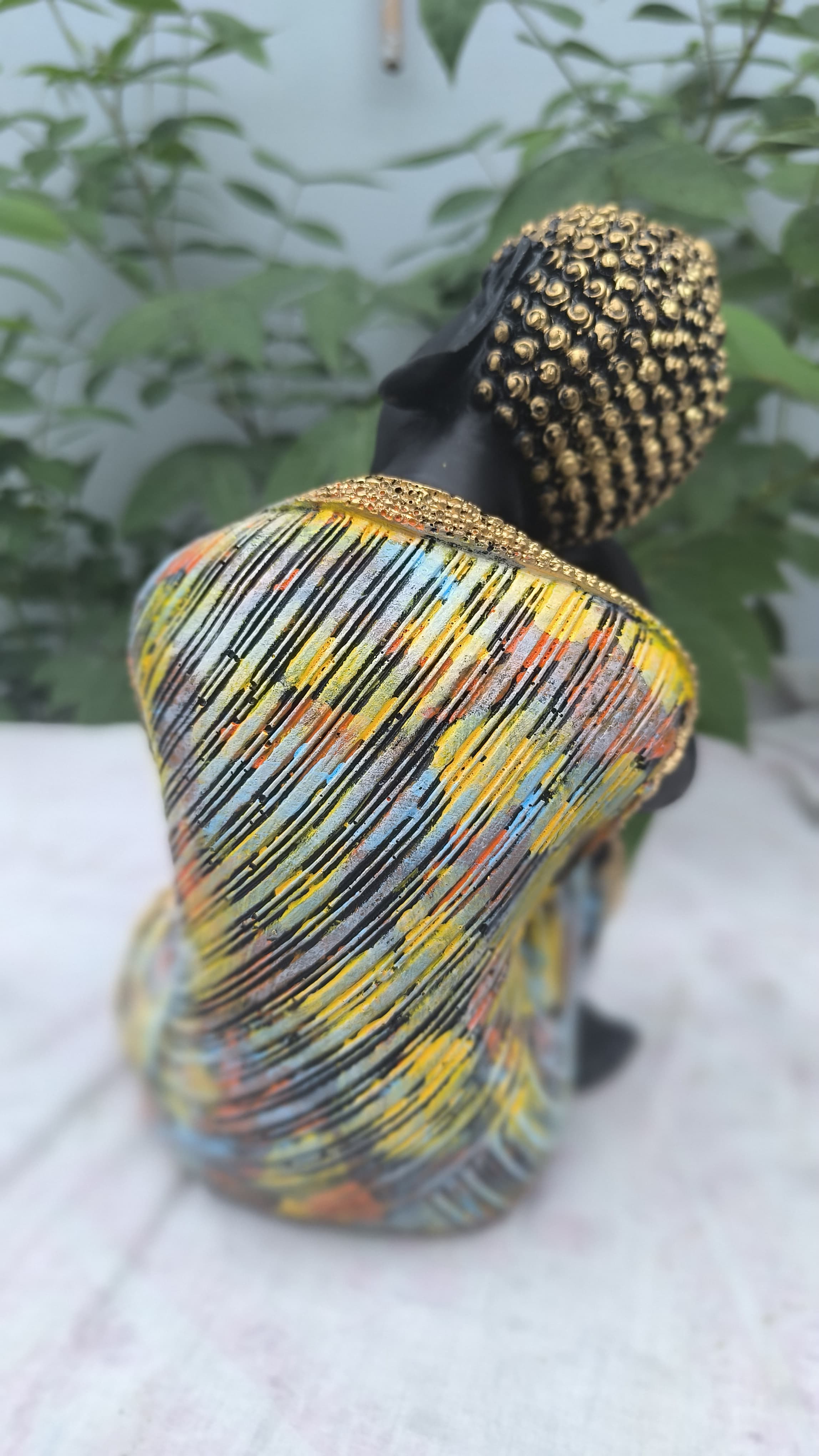 10 Inch Resin Resting Buddha Idol | Sleeping Buddha Statue for Home Decors, Meditation Corner & Gift |